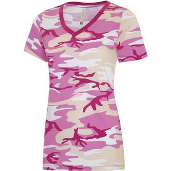 Ladies' ATC™ Eurospun V-Neck Tee - Ladies' ATC™ Eurospun V-Neck Tee - Image 10 of 27