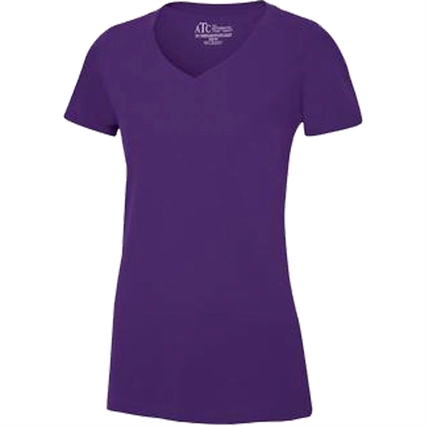 Ladies' ATC™ Eurospun V-Neck Tee - Ladies' ATC™ Eurospun V-Neck Tee - Image 11 of 27