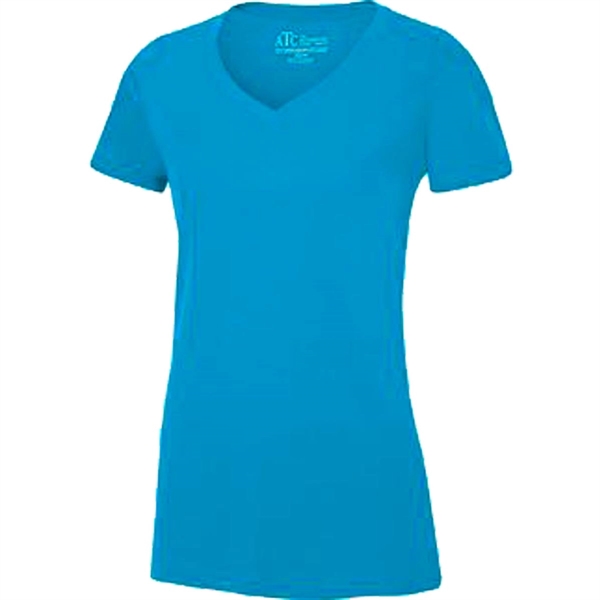 Ladies' ATC™ Eurospun V-Neck Tee - Ladies' ATC™ Eurospun V-Neck Tee - Image 12 of 27