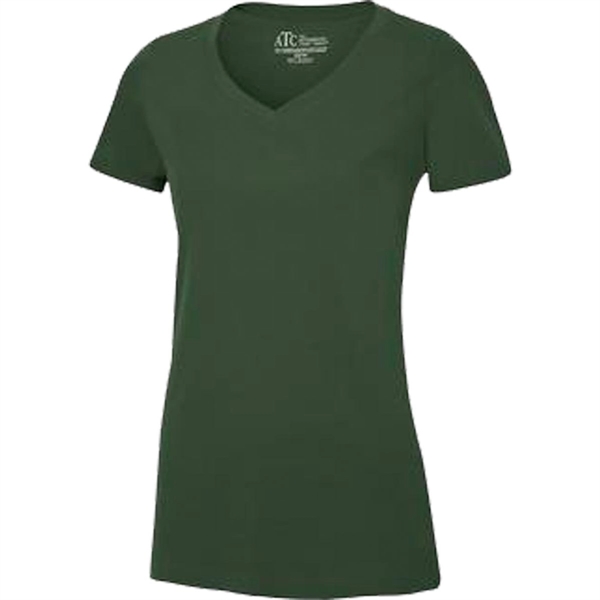 Ladies' ATC™ Eurospun V-Neck Tee - Ladies' ATC™ Eurospun V-Neck Tee - Image 13 of 27