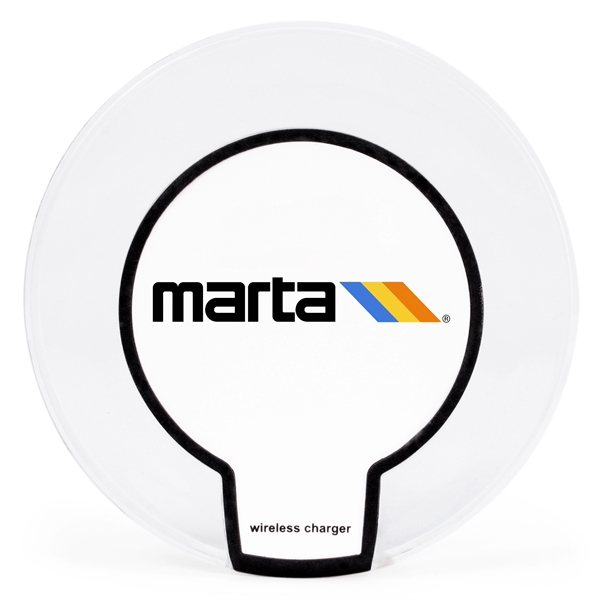 Circa 5W Acrylic Wireless Charger - Circa 5W Acrylic Wireless Charger - Image 2 of 3