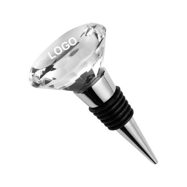 diamond shaped crystal wine
