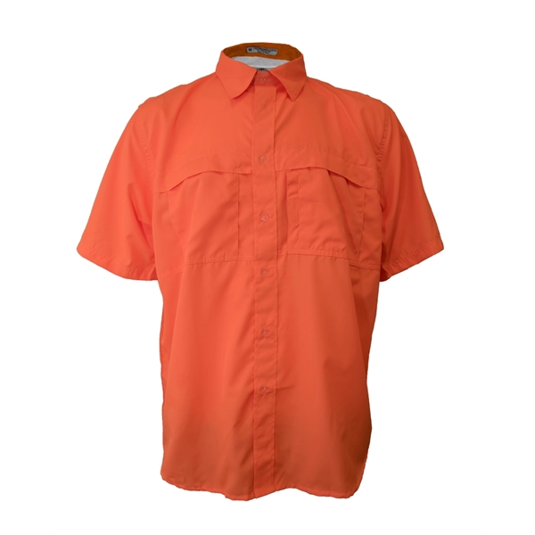 Men's Pescador Polyester Fishing Shirt-Short Sleeves - Men's Pescador Polyester Fishing Shirt-Short Sleeves - Image 9 of 20