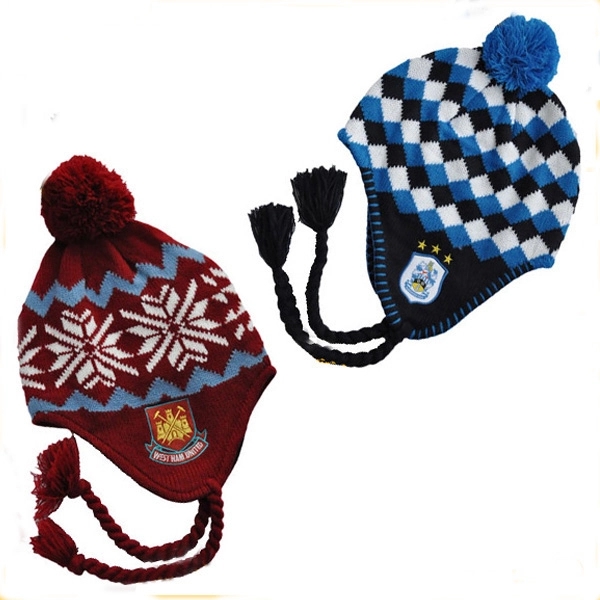 Ear Flaps Style Knit Beanie - Ear Flaps Style Knit Beanie - Image 0 of 3