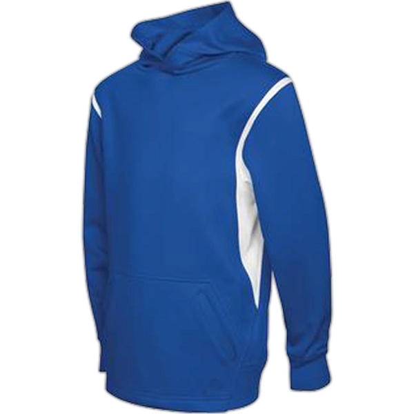 Youth ATC™ PTech™ Fleece VarCity Hooded Sweatshirt - Youth ATC™ PTech™ Fleece VarCity Hooded Sweatshirt - Image 3 of 7