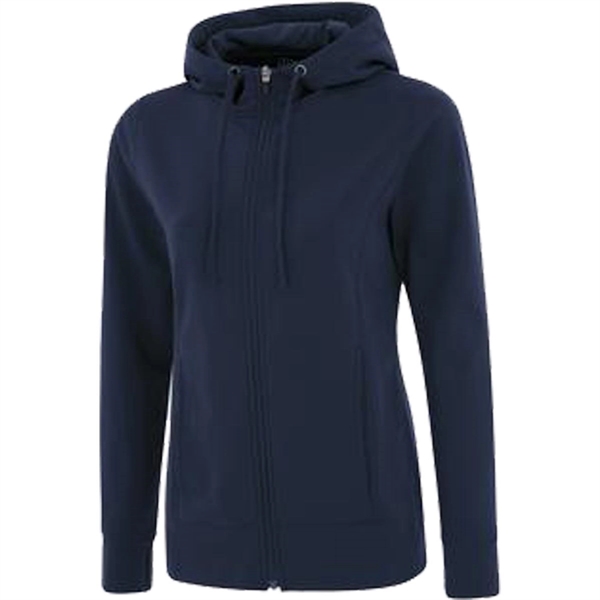 Game Day™ Ladies' Fleece Full Zip Hooded Sweatshirt - Game Day™ Ladies' Fleece Full Zip Hooded Sweatshirt - Image 1 of 3