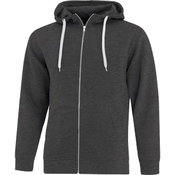 Adult Full Zip Hooded Sweatshirt - Adult Full Zip Hooded Sweatshirt - Image 3 of 5