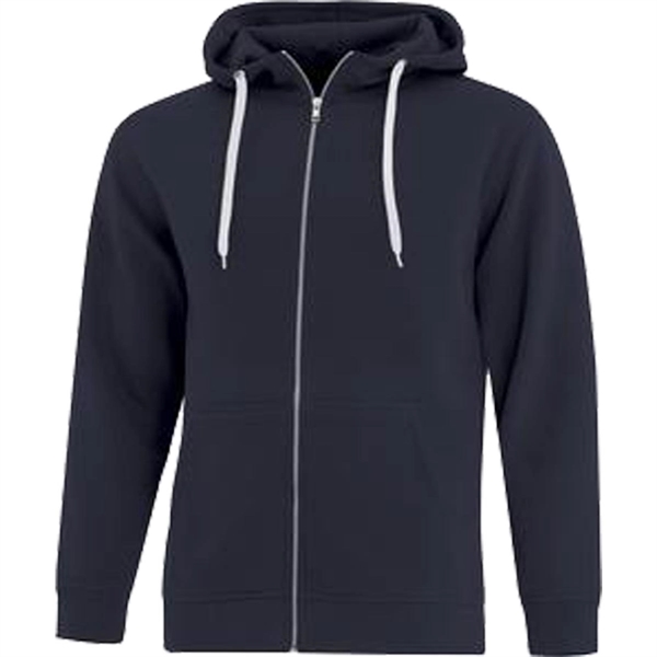 Adult Full Zip Hooded Sweatshirt - Adult Full Zip Hooded Sweatshirt - Image 4 of 5