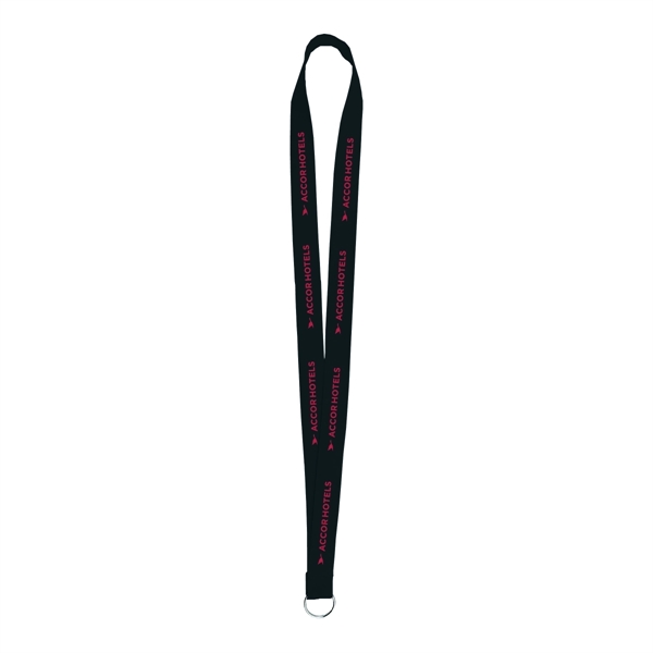 Sewn Screen Printed Polyester Value Lanyard - Sewn Screen Printed Polyester Value Lanyard - Image 1 of 34