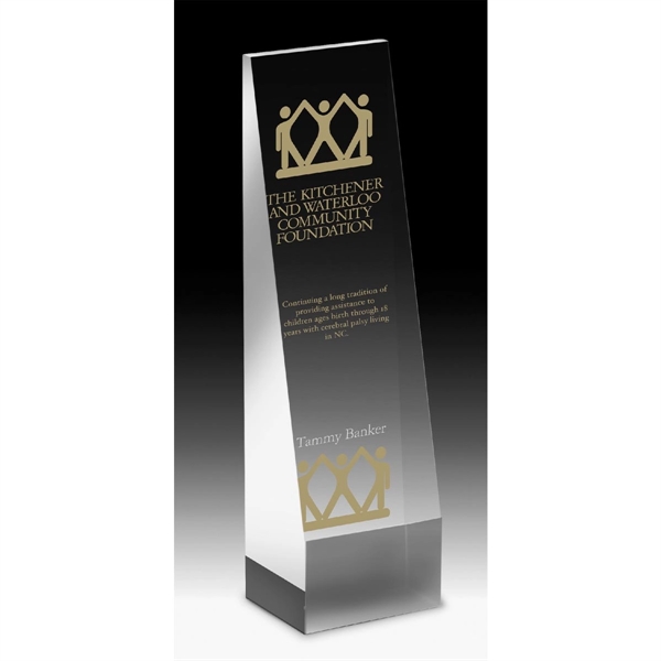 2" Thick Angeled Obelisk Award