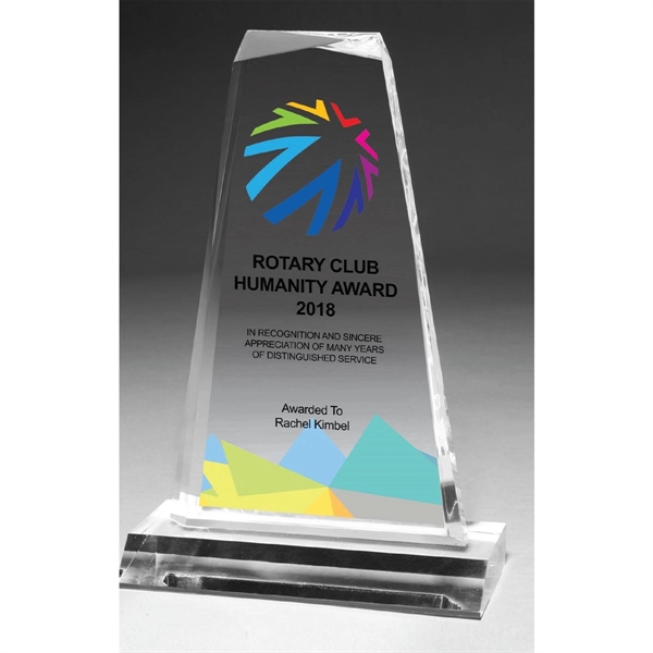 Multi-Faceted Acrylic Award - 8 3/4" - Multi-Faceted Acrylic Award - 8 3/4" - Image 0 of 0