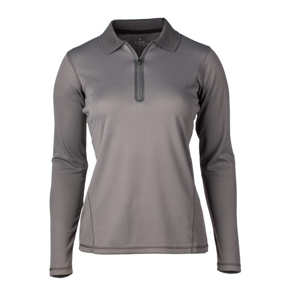 Ladies Riviera Long Sleeve Polo - Ladies Riviera Long Sleeve Polo - Image 1 of 3