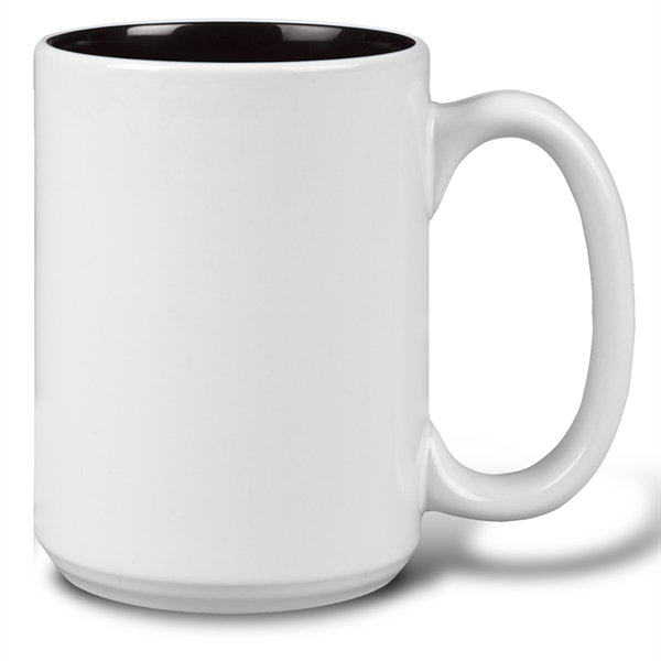 15 Oz. Two Tone Coffee Mug - 15 Oz. Two Tone Coffee Mug - Image 6 of 11
