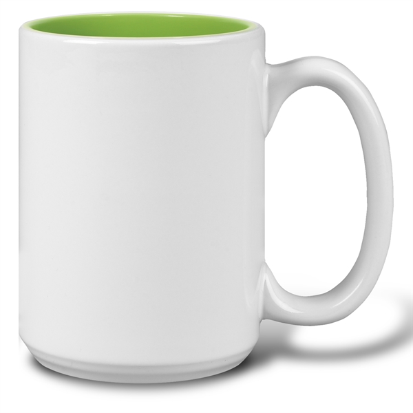 15 Oz. Two Tone Coffee Mug - 15 Oz. Two Tone Coffee Mug - Image 4 of 11