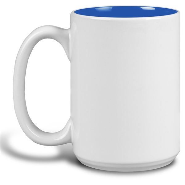 15 Oz. Two Tone Coffee Mug - 15 Oz. Two Tone Coffee Mug - Image 3 of 11