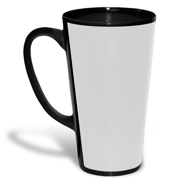 Tall Ceramic Latte Mug - 16 Oz.