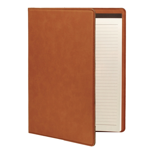 9 1/2" x 12" Leatherette Rawhide Portfolio - 9 1/2" x 12" Leatherette Rawhide Portfolio - Image 1 of 1