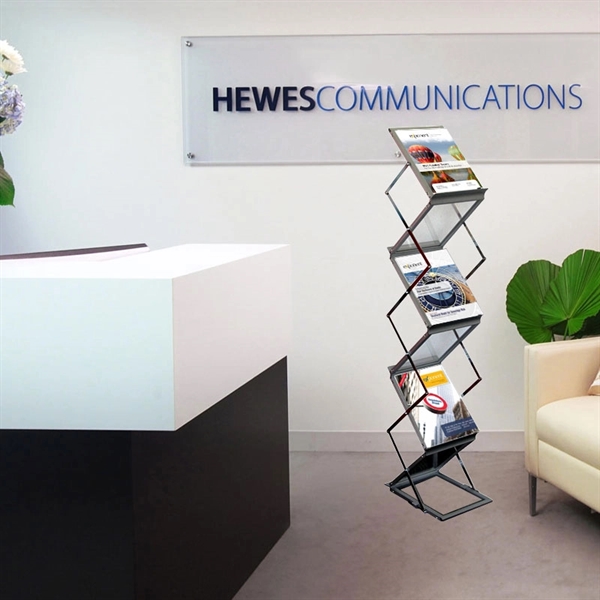 Brochure Holder Stand, Metal Flyer Display stand for Events - Brochure Holder Stand, Metal Flyer Display stand for Events - Image 5 of 5