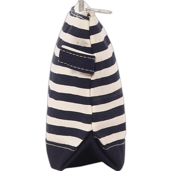 Lightweight Stripe Canvas Travel Makeup Cosmetic Pouch - Lightweight Stripe Canvas Travel Makeup Cosmetic Pouch - Image 2 of 40