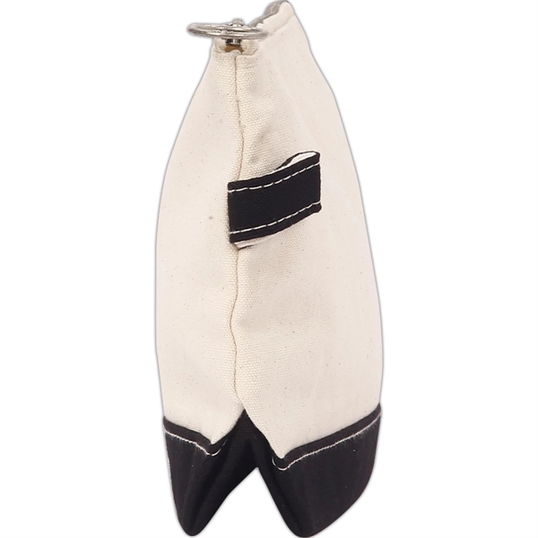 Lightweight Two-Tone Canvas Travel Makeup Bag Cosmetic Pouch - Lightweight Two-Tone Canvas Travel Makeup Bag Cosmetic Pouch - Image 11 of 46