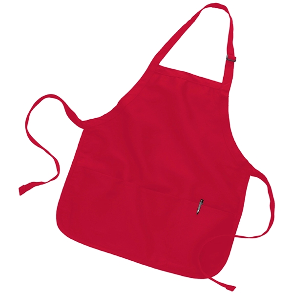 Custom Q-Tees™ Full-Length Apron with Pouch