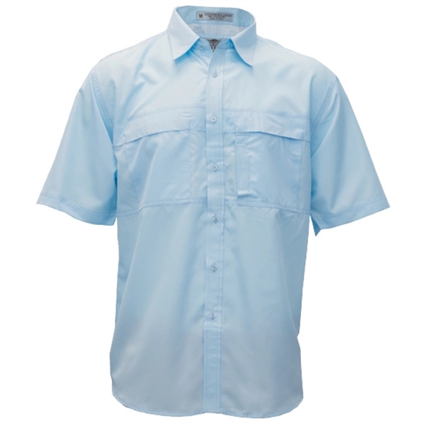 Men's Pescador Polyester Fishing Shirt-Short Sleeves Tall - Men's Pescador Polyester Fishing Shirt-Short Sleeves Tall - Image 9 of 12