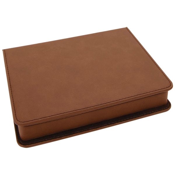 Dark Brown Leatherette 4-Piece Wine Tool Set - Dark Brown Leatherette 4-Piece Wine Tool Set - Image 2 of 2