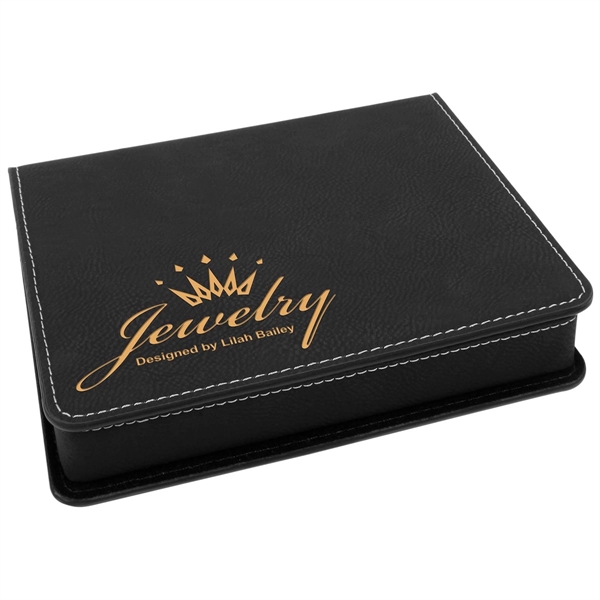 Black Leatherette 4-Piece Wine Tool Set - Black Leatherette 4-Piece Wine Tool Set - Image 1 of 2