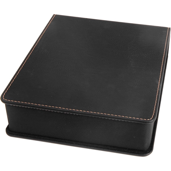 Black Leatherette 3-Piece Wine Tool Set - Black Leatherette 3-Piece Wine Tool Set - Image 2 of 2