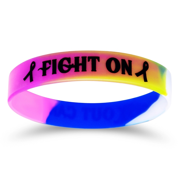 Custom Printed Silicone Bracelets - Custom Printed Silicone Bracelets - Image 6 of 10