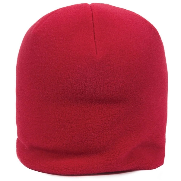 100% Polyester Fleece Beanie - 100% Polyester Fleece Beanie - Image 1 of 5