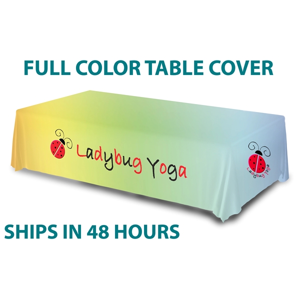 48HR Table Cover with Full Color All Over Print - 48HR Table Cover with Full Color All Over Print - Image 0 of 1