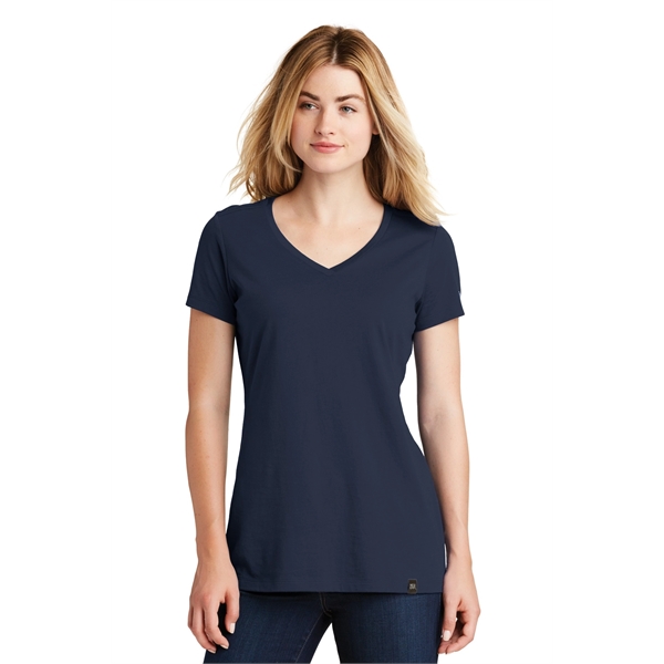 New Era Women's Heritage Blend V-Neck Tee. - New Era Women's Heritage Blend V-Neck Tee. - Image 1 of 76