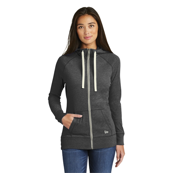 New Era Women's Sueded Cotton Blend Full-Zip Hoodie. - New Era Women's Sueded Cotton Blend Full-Zip Hoodie. - Image 0 of 29