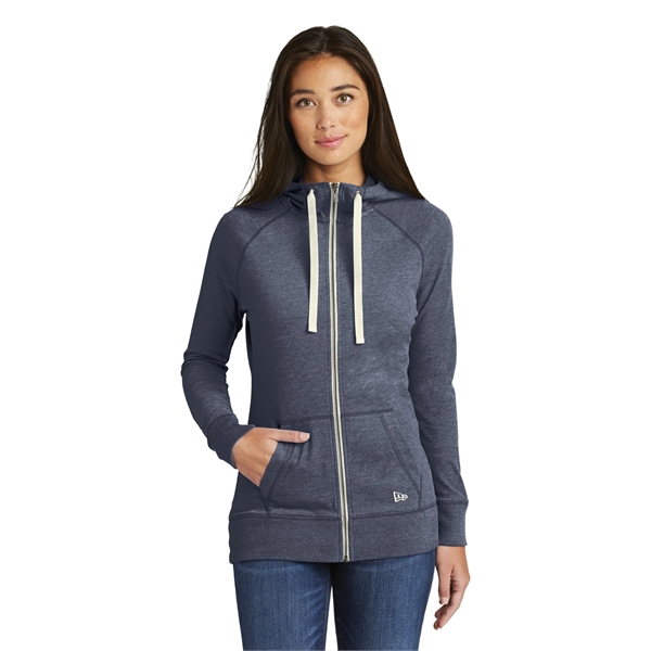 New Era Women's Sueded Cotton Blend Full-Zip Hoodie. - New Era Women's Sueded Cotton Blend Full-Zip Hoodie. - Image 1 of 29