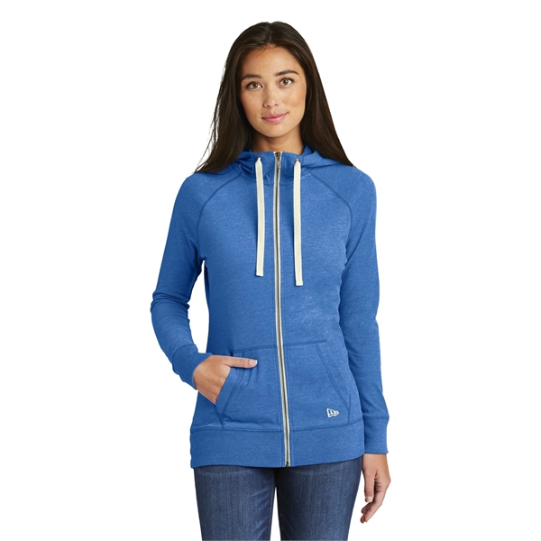 New Era Women's Sueded Cotton Blend Full-Zip Hoodie. - New Era Women's Sueded Cotton Blend Full-Zip Hoodie. - Image 2 of 29