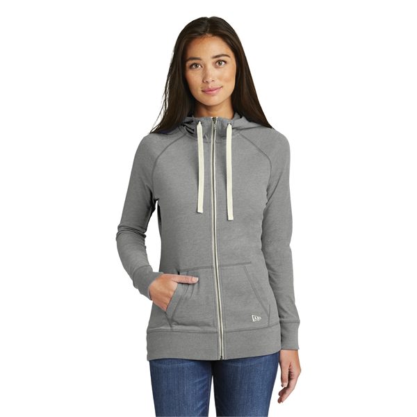 New Era Women's Sueded Cotton Blend Full-Zip Hoodie. - New Era Women's Sueded Cotton Blend Full-Zip Hoodie. - Image 3 of 29