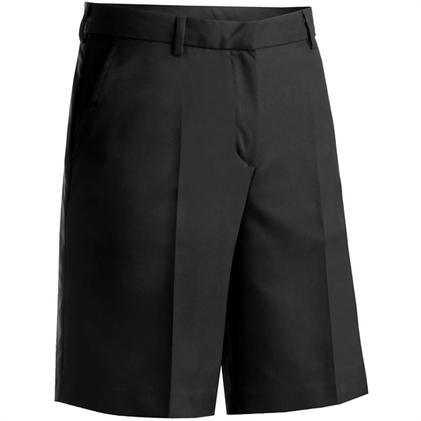 Ladies' Microfiber Flat Front Shorts - Ladies' Microfiber Flat Front Shorts - Image 1 of 2