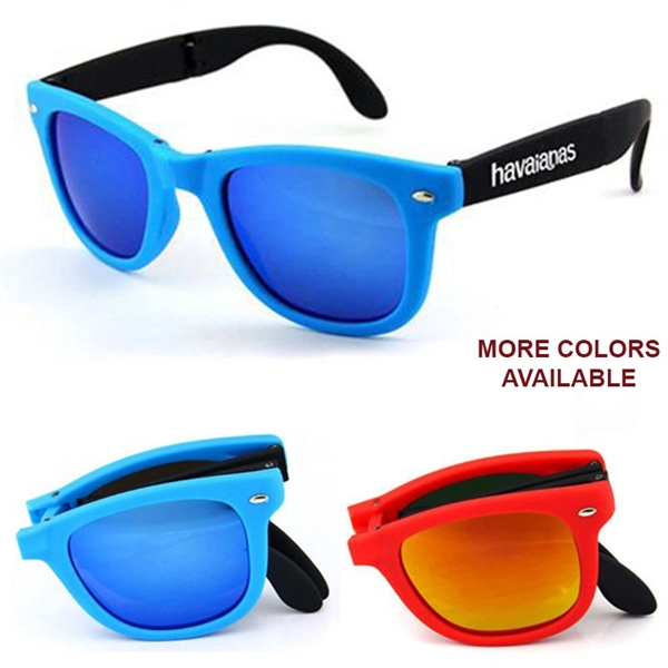 Foldable Summer Unisex Sunglasses - Foldable Summer Unisex Sunglasses - Image 0 of 0