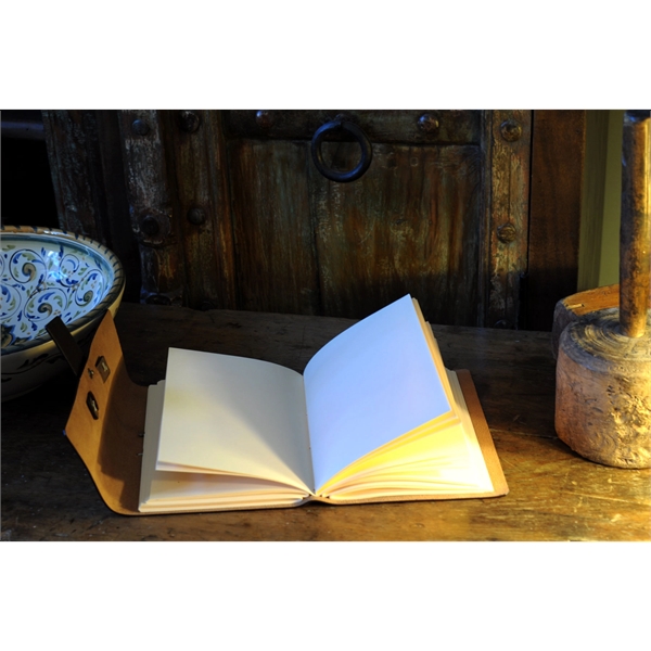 Vachetta Italian Leather Handmade Snap-Close Journal - Terra - Vachetta Italian Leather Handmade Snap-Close Journal - Terra - Image 3 of 3
