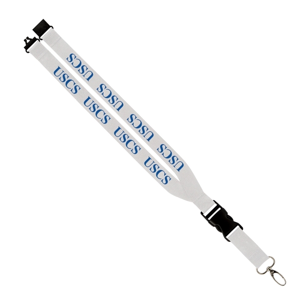 Maverick 1" Polyester Lanyard - Maverick 1" Polyester Lanyard - Image 4 of 4