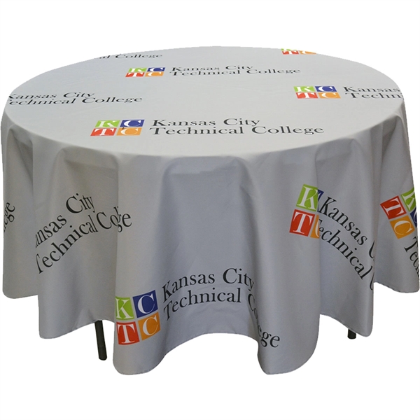 4-ft Full Color Round Table Covers with 22" drop