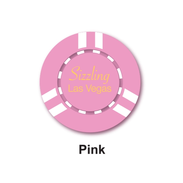 6 Stripe Poker Chips - 6 Stripe Poker Chips - Image 6 of 8