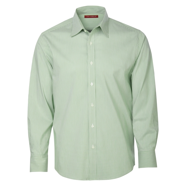 COAL HARBOUR® MINI STRIPE STRETCH WOVEN SHIRT - COAL HARBOUR® MINI STRIPE STRETCH WOVEN SHIRT - Image 3 of 4