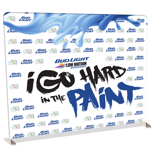 8ft to 30ft Wide Tension Fabric Displays w/ Full Color Print - 8ft to 30ft Wide Tension Fabric Displays w/ Full Color Print - Image 0 of 8