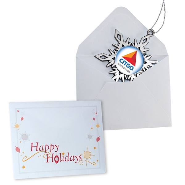 Nickel Snowflake Holiday Ornament (2-sided) - Nickel Snowflake Holiday Ornament (2-sided) - Image 4 of 5