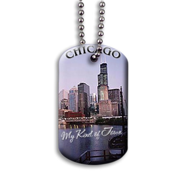 Dog Tag, Custom with Full Color Imprint - Dog Tag, Custom with Full Color Imprint - Image 2 of 2