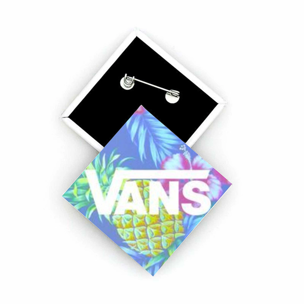 1.5" x 1.5" Diamond Custom Buttons - 1.5" x 1.5" Diamond Custom Buttons - Image 0 of 1