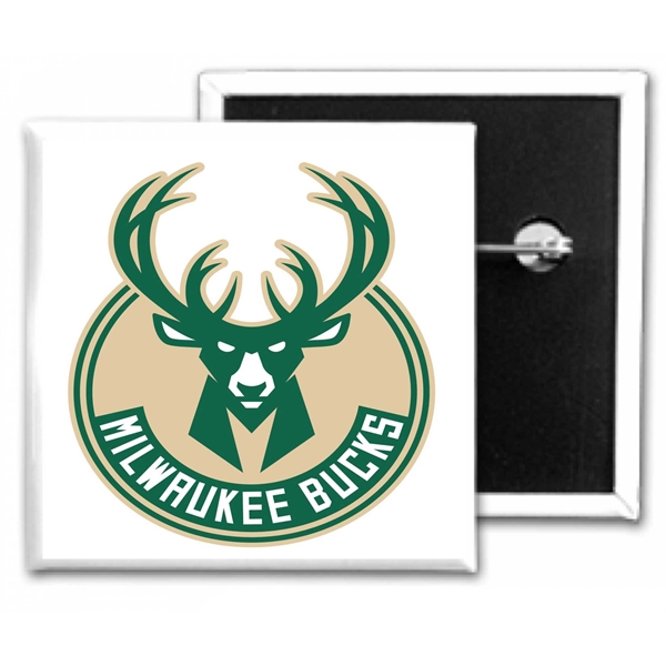 1.5" x 1.5" Inch Square Custom Button - 1.5" x 1.5" Inch Square Custom Button - Image 0 of 1