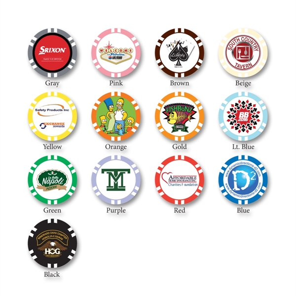 12 Stripe Exclusive Professional Poker Chips - 12 Stripe Exclusive Professional Poker Chips - Image 0 of 13
